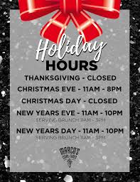 Connections and conversation for your health bienvenidos learn how to use mayo clinic connect community guidelines help center request an appointment starting december 9th we will be open from 9am to 4pm to help with your holiday shopping n. Marco S Coal Fired Holiday Hours Marco S Coal Fired