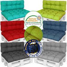 Die kissenbezüge eignen sich auch für den innenbereich von bett, couch, hochzeit, wohnzimmer und schlafzimmer. Palettenkissen Palettenpolster Outdoor Palettenauflage Sitzkissen Sofa Auflage Ebay