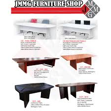 So if you have a 10' conference table you can seat 10, if you have a 12' conference table you can seat 12, etc. Conference Table Shopee Philippines
