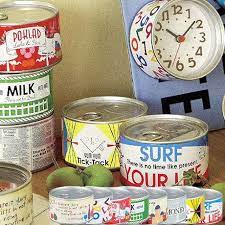 フタを開けるとお洒落な時計 缶マグネットクロック variety バラエティ インテリア家具通販サイト ショップフェイマス インテリア 家具 時計 缶