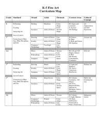 Fine Art Curriculum Map By Rtu18834 Curriculum Mapping Art Curriculum Map Art Teacher Resources