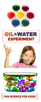 Put that passage on a needlepoint & hang it in the kitchen! Oil Water Experiment