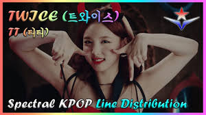 Twice Í¸ìì´ì¤ Tt Color Coded Lyrics Karaoke And Line Distribution What is the line distribution like for twice's 'tt'? twice í¸ìì´ì¤ tt color coded