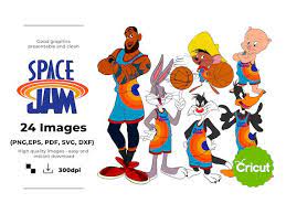 You Will Get 24 Individual Clipart Eps Svg Png Dxf Png Transparent Background Image Eps Vector Opens With Illustrator Vecto Space Jam Svg Eps