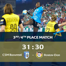 În prima jumătate, jucătoarele de la csm bucurești au marcat doar 7 goluri, pe când cele de la rostov don au marcat de două ori mai mult. Final Result 3 4 Placement Match Csm Ehf Champions League Facebook