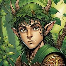 young wood elf portrait Prompts