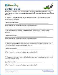 Sometimes, when we read a given portion of text, we're not entirely sure what's going on. Grade Vocabulary Worksheets Printable And Organized By Subject Context Clues 5th Words Context Clues Worksheets 5th Grade Worksheets 5th Grade Math Equations Toothpick Math Problem 2nd Grade Workbooks Free Algebra Addition Worksheets