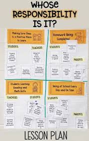 Whose Job Is It Responsibility Lesson Plan Responsibility Lessons School Counseling Lessons Counseling Lessons