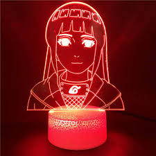 Anime ini diadaptasi dari manga karya mashasi kishimoto. Amazon Com 3d Nightlight Sleep Lamp For Boys Hinata Hyuga Colorful Girl For Room Decor Kids Gift Anime 7 Color Baby