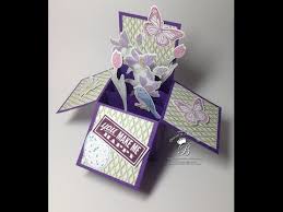 I updated the svg cut file since this video was made. Stampin Up Card In A Box Explosion Card Youtube