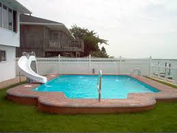 As in all inground pools, a variety of features may be added to your vinyl pool including spas, waterfalls, decking, laminar jets, lighting effects and pool heaters. Home Longislandswim