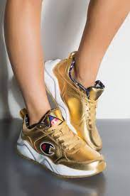 Shop for champion shoes online at target. Front View Champion 93 Eighteen Nasa Sneaker In Gold In Gold Champion Shoes Sneakers Womens Sneakers