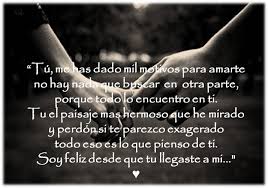 Tu Me Has Dado Mil Motivos Para Amarte No Hay Nada Que Buscar En Otra Parte Porque Todo Lo Encuentro En Ti Thoughts Movie Posters Love