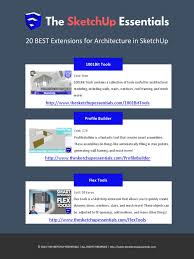 (1) cleanup (2) solid inspector (3) fix solid group 4: Thesketchupessentials Extensionsforarchitecture Pdf Sketch Up Window