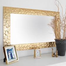 Knock Off Metallic Mirror Frame Mirror Frame Diy Diy Mirror Mirror Decor