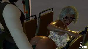 After a Long Day of Shopping with her Church Pastor, Ms. Jiggles Takes a  Ride Home in a Crowded Bus 
