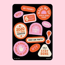 There are 204279 sticker design for sale on etsy, and they cost $6.22 on average. Stay Home Sticker Sheet Do Hee Kim Vinyl Sticker Design Graphic Design Fun Graphic Design Branding