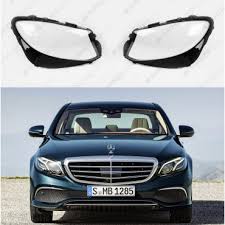 mb e class w213 headlight lens plastic covers headlight lens covers oem eu quality for mercedes benz e w213 2016 xxxx