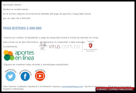 Con la herramienta de consulta de aportes en línea que te ofrece afip puedes consultar declaraciones, aportaciones y toda la información fiscal declarada. Notificacion Aportes En Linea Es Un Virus