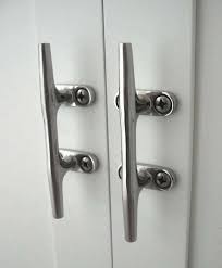 Then mount the cabinet to the wall for the easiest installation you could imagine. Nautical Hardware 7 Cleats For Home Use Remodelista