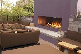 This gas fire pit project is made of concrete. Carol Rose 48 Outdoor Linear Fireplace Fine S Gas