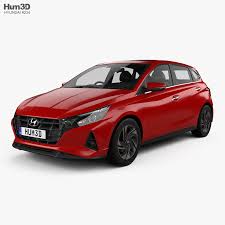 3d Model Of Hyundai I20 Asta 2020 In 2020 Hyundai 3d Model Model