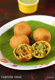 Veg Bonda Recipe How To Make Vegetable Bonda Mix Veg Bonda Recipe Recipes Mixed Vegetables Snacks