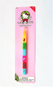 The hello kitty printables and coloring pages below have great illustrations for every letter. Hello Kitty Mini Multi Crayon Pen The Treasure Box