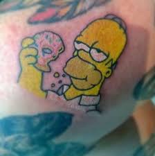 Homer Simpson Tattoo Simpsons Tattoo Homer Simpson Homer