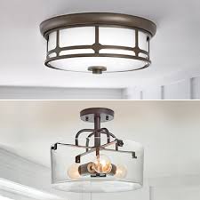 There are so many ways to add ceiling lights to your home that you're sure to find a great fit for the look you want. Flush Mount Lighting Semi Flush Mount Lighting