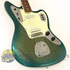 2008 Fender Custom Shop Mbs 1966 Jaguar Nos Master Built By Mark Kendrick Green Sparkle 3 500 00 Fender Custom Shop Fender Jaguar Models