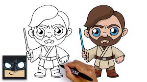How To Draw Obi Wan Kenobi Star Wars Episode 3 Youtube Star War Episode 3 Obi Wan Kenobi Lego Star Wars Episodes