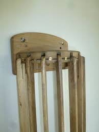 Need to add external hanging clothes solution. Amazing Antique Towel Rail Clothes Airer Dryer Vintage Wood Shop Display Fireplace Hook Ebay Vintage Wood Towel Rail Wood Shop