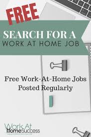 Free Jobs You Can Do From Home Work From Home Jobs Work From Home Moms Job