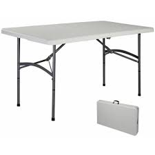 table de jardin pliable pliante plastique polyrotin noire 180cm poignee de transport facile a nettoyer compacte buffet jardin camping fete de jardin