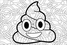 I got this for my best friend who loves the poop poop emoji she loved it and has had a blast. Poop Emoji Anti Stress Adult Coloring Pages