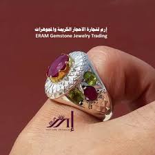الياقوت والزبرجد Gemstones Gemstone Rings Jewelry