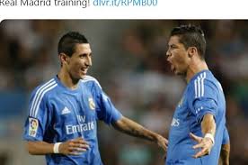 Peu après, l'entraîneur du psg a fait sortir angel di maria et l'a raccompagné au vestiaire. Angel Di Maria Bicara Soal Kuasa Cristiano Ronaldo Di Real Madrid Semua Halaman Bolasport Com