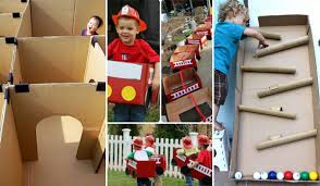 Line the inside of the box and lid with aluminum foil. 27 Diy Kids Games And Activities Can Make With Cardboard Boxes Amazing Diy Interior Home Design