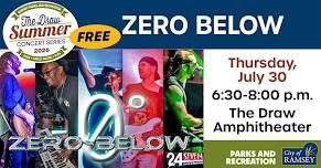 Zero Below at The Draw Summer Concert Series