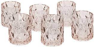 Check spelling or type a new query. Amazon Com Koyal Wholesale 3 Tall Blush Pink Modern Multifaceted Glass Candle Holders Set O Glass Candle Holders Table Setting Decor Glass Tea Light Holders
