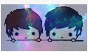 Chica looked so happy in the ball pit, i couldn't resist drawing this! Chibi Dan And Phil Drawings Transparent Png 889x480 Free Download On Nicepng