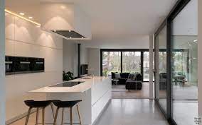 moderne villa leers partners open keuken en woonkamer keuken ontwerp moderne keukens