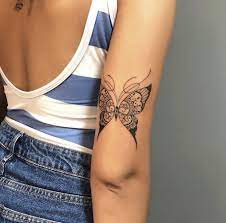 Pin By Jaqueline Greck On Tatuagem Elbow Tattoos Butterfly Tattoo Designs Tattoos