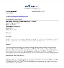 Learn how to describe your hard skills on a resume to land more job offers. Free 9 Carpenter Resume Samples In Pdf Ms Word