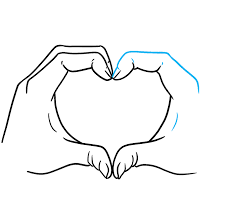 The heart is a common shape. How To Draw Heart Hands Really Easy Drawing Tutorial