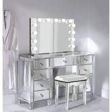 Mirrored furniture pieces are so in. Rockland Vanity Set With Mirror In 2020 Vanity Set With Mirror Beauty Room Vanity Vanity Set