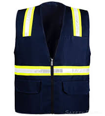 A surveyor's vest is designed to keep workers safe in areas where there's a great deal. Colored Safety Vests