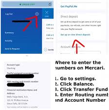 Here we want to clear one thing you can not send or receive money from paypal to cash app, the app only supports to debit and credit cards, mastercard, american express, and other visa cards. Psa Yes You Can Transfer Your Mercari Balance To Paypal Must Have Paypal Cashcard On The Paypal Site Or App Go To Settings Set Up Direct Deposit Record Your Acc And