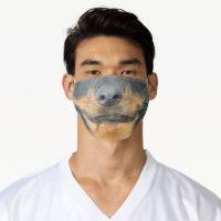 Cute Realistic Rottweiler Dog Mouth Adult Cloth Face Mask